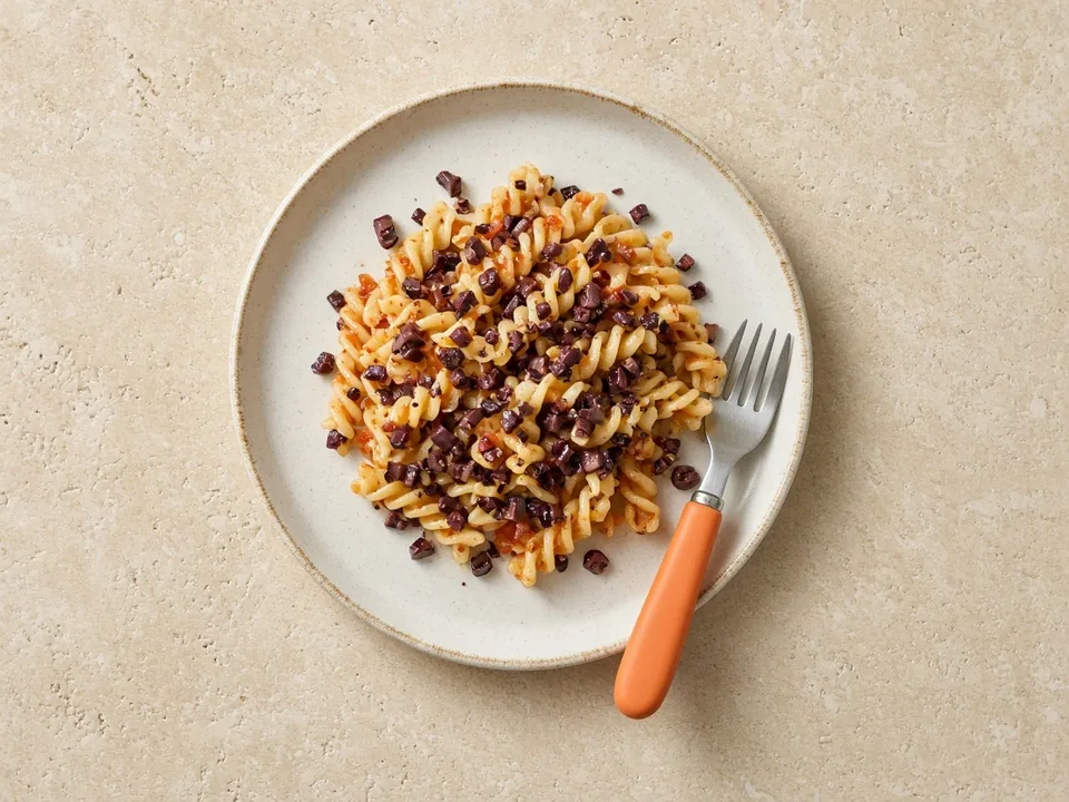 Olives for 18 months+: quartered lengthways or chopped