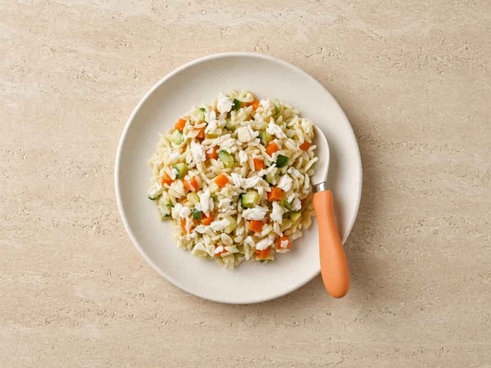 Orzo for 12 months+: orzo in family meals