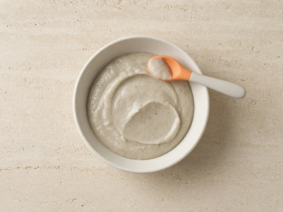 Oyster mushrooms for 6 months+: finely chopped and mixed into soft foods