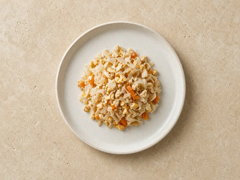Pad thai for 9 months+: short soft pieces