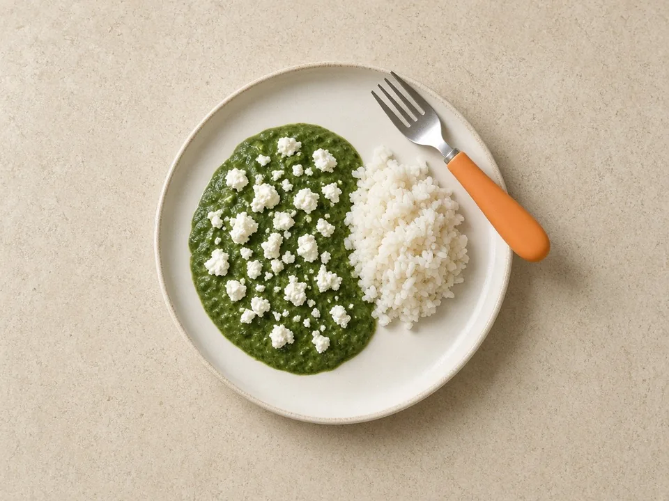 Paneer for 18 months+: thin pieces in family meals