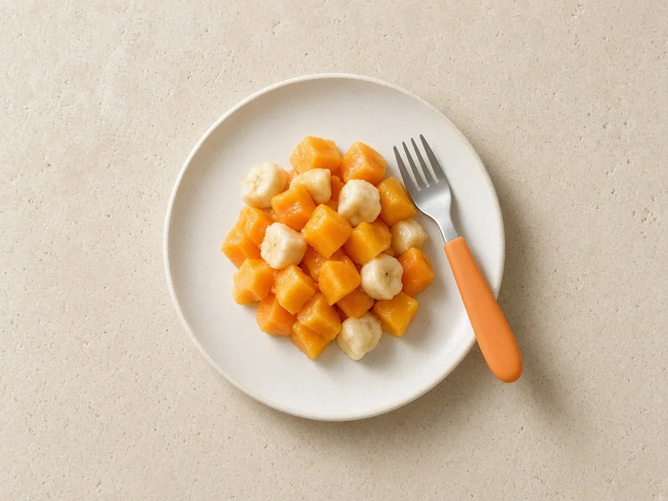 Papaya for 18 months+: pieces, slices or in dishes