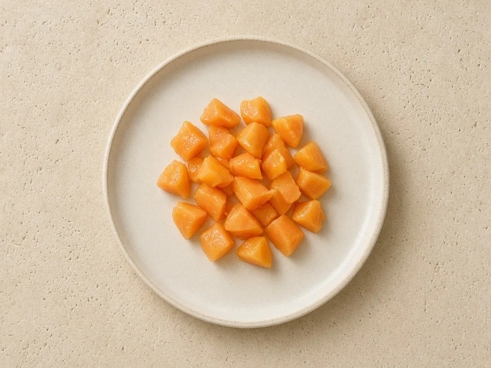 Papaya for 9 months+: small soft pieces