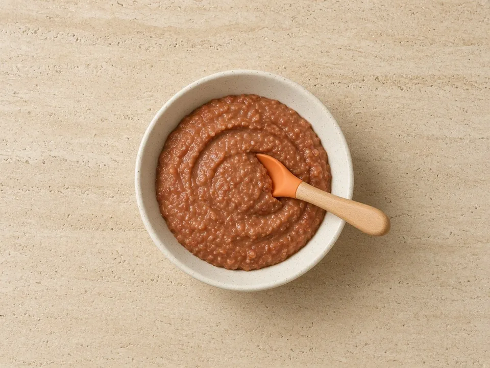 Paprika for 6 months+: cooked into soft food