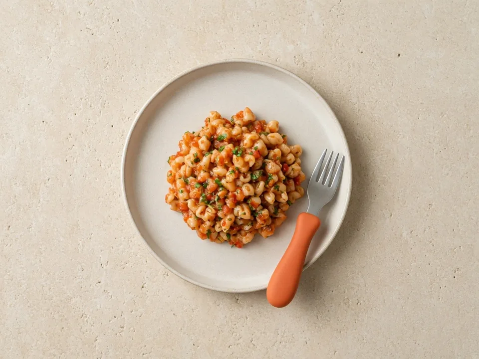 Parsley for 12 months+: chopped into family meals
