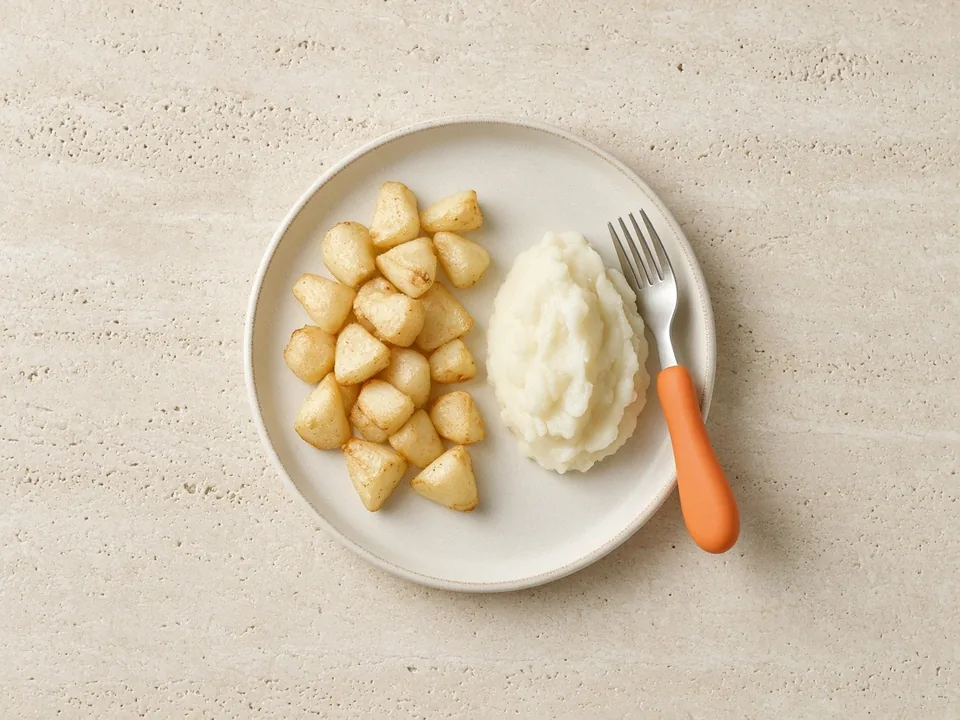 Parsnip for 18 months+: roasted pieces or in family meals