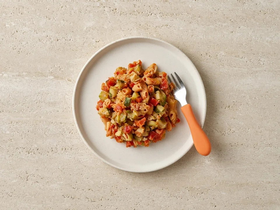 Pasta for 18 months+: any well-cooked shape
