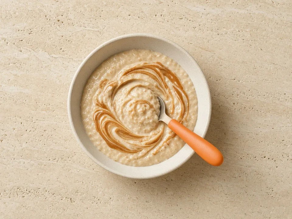 Peanut butter for 12 months+: thin spread or in dishes
