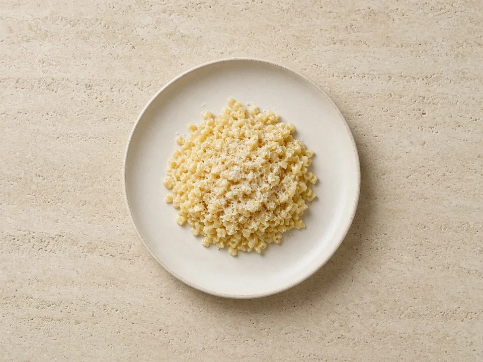 Pecorino for 9 months+: finely grated over small pieces