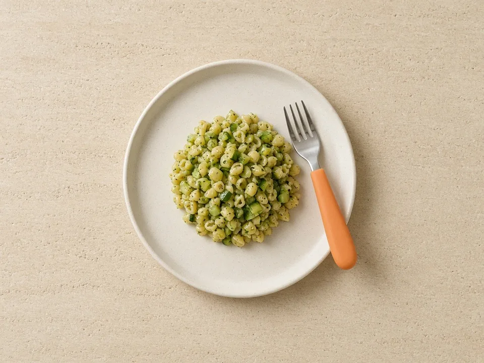 Pesto for 18 months+: homemade, or a little shop-bought, on family pasta