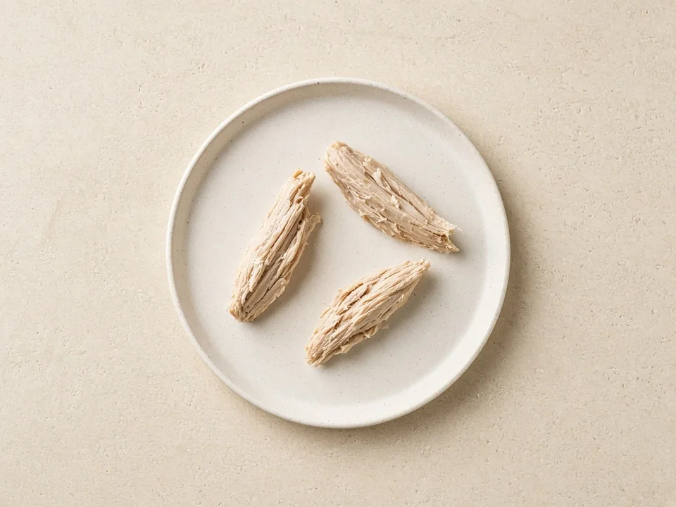 Pheasant for 6 months+: finely shredded, or soft strips of breast meat