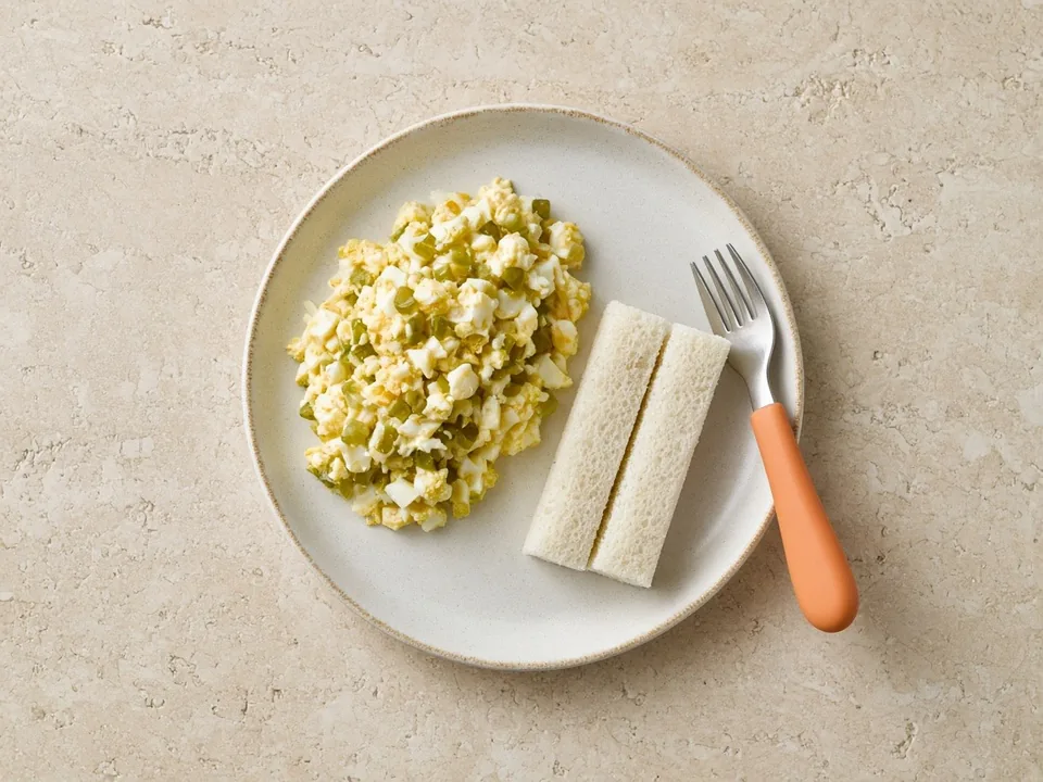 Pickles for 18 months+: finely chopped in family dishes