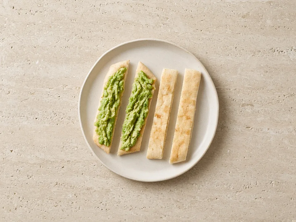 Pita for 6 months+: soft or lightly toasted strips