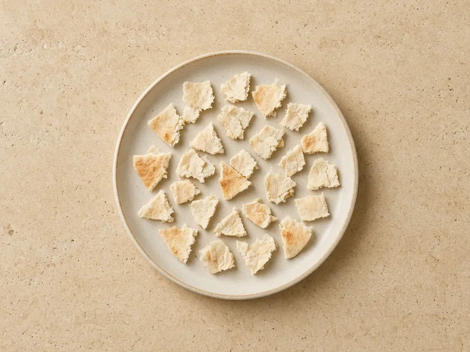 Pita for 9 months+: small soft pieces or strips