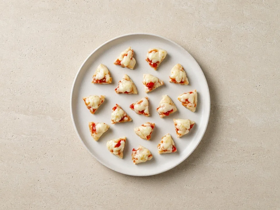 Pizza for 9 months+: small soft pieces