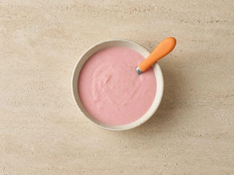 Pomegranate for 12 months+: blended into foods