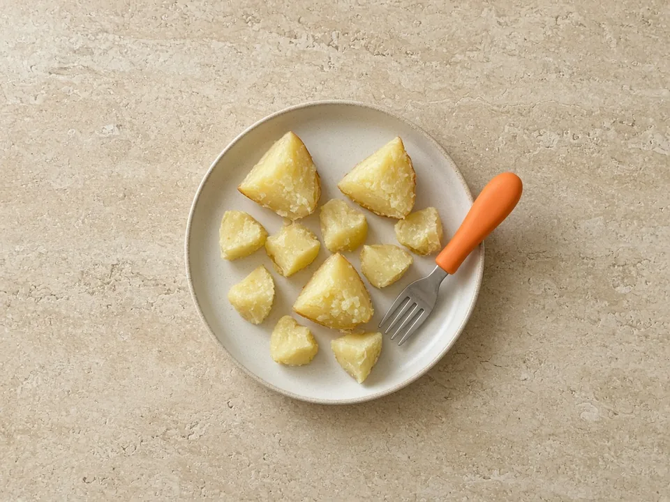 Potato for 18 months+: roasted wedges or in family meals