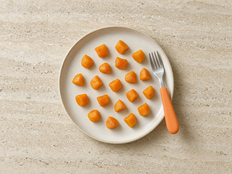 Pumpkin for 18 months+: roasted pieces or in family meals