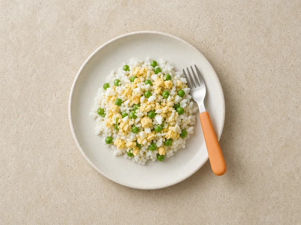 Quail eggs for 12 months+: chopped or in family meals