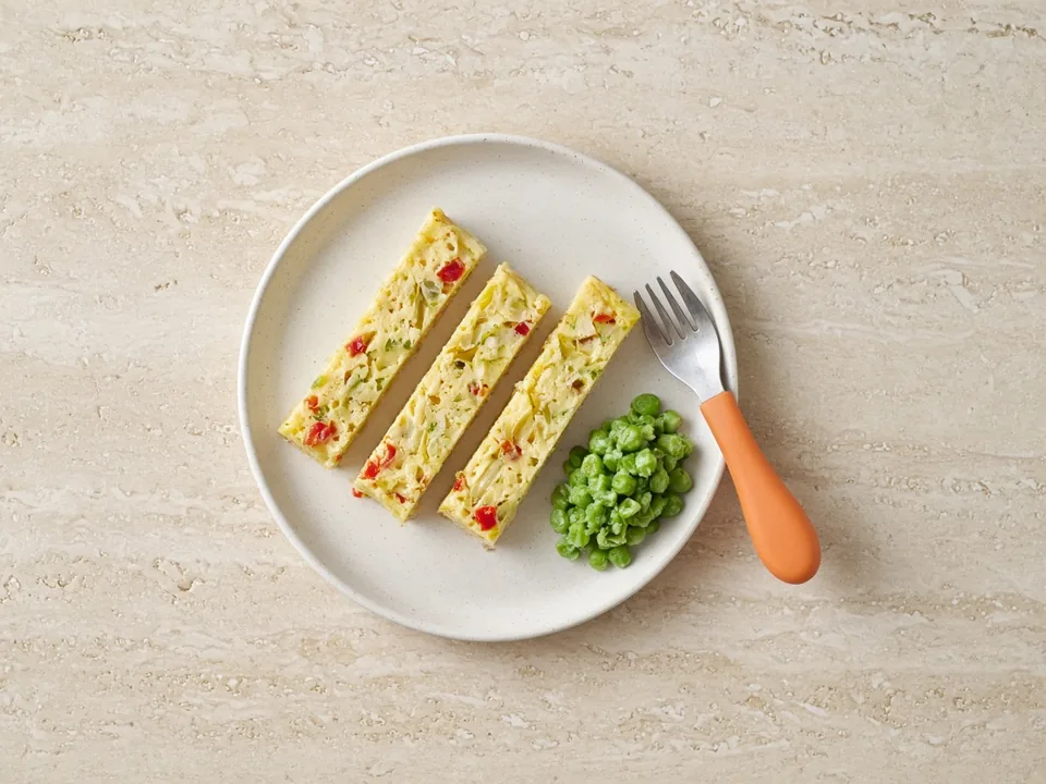 Quiche for 18 months+: family quiche, cut up