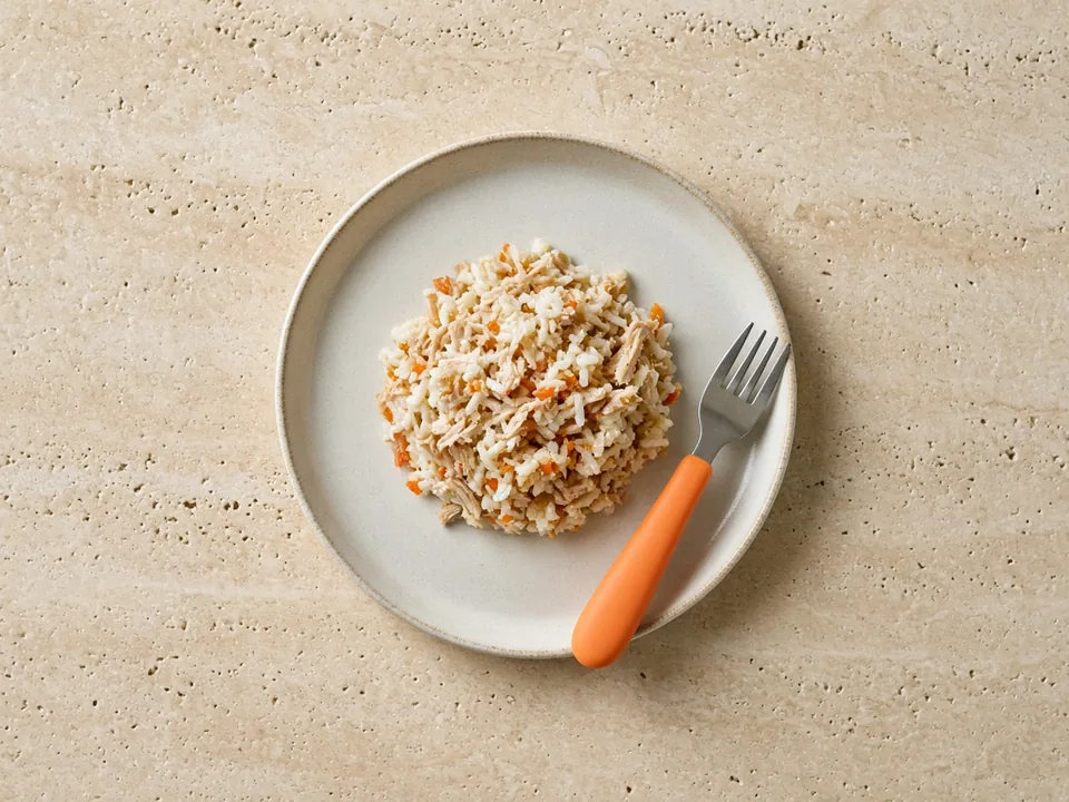 Rabbit for 12 months+: shredded or in family meals