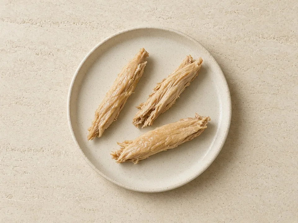 Rabbit for 6 months+: soft shredded strips or minced
