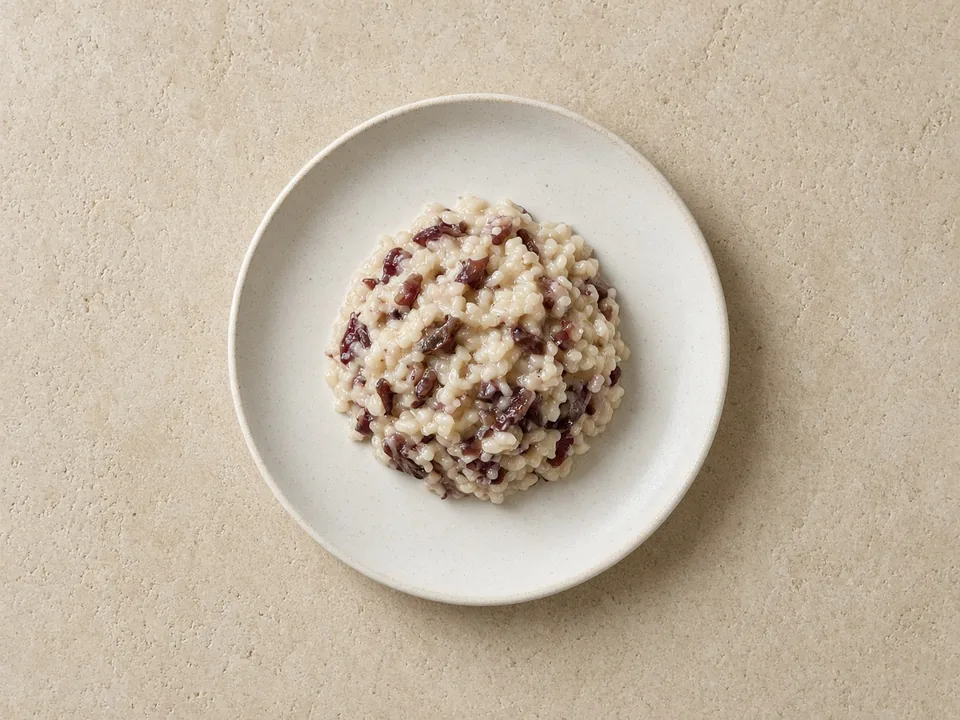 Radicchio for 9 months+: finely chopped, cooked, in dishes