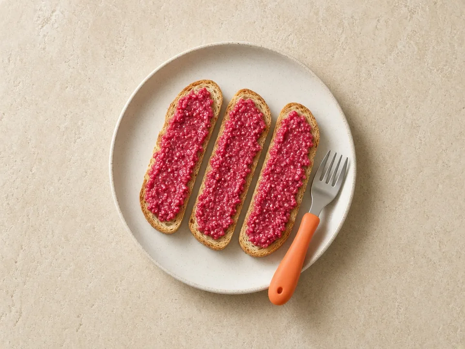 Raspberries for 18 months+: pieces or in dishes