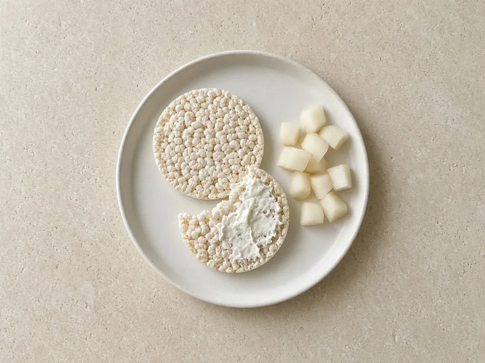 Rice cakes for 3 years+: family rice cakes, still plain