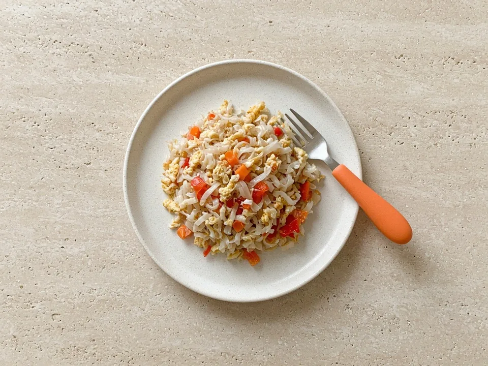 Rice noodles for 18 months+: any soft rice noodle dish