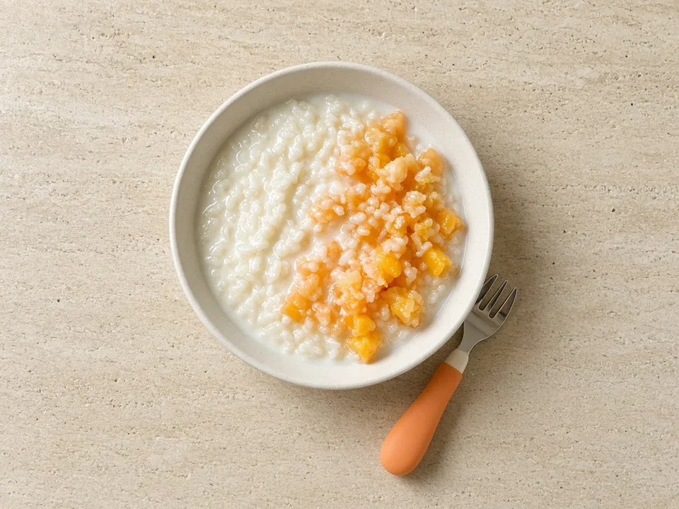 Rice pudding for 12 months+: homemade rice pudding
