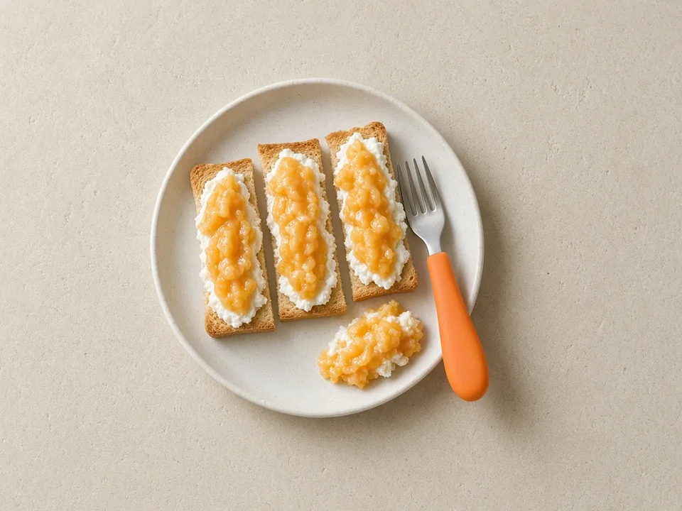 Ricotta for 18 months+: with family meals