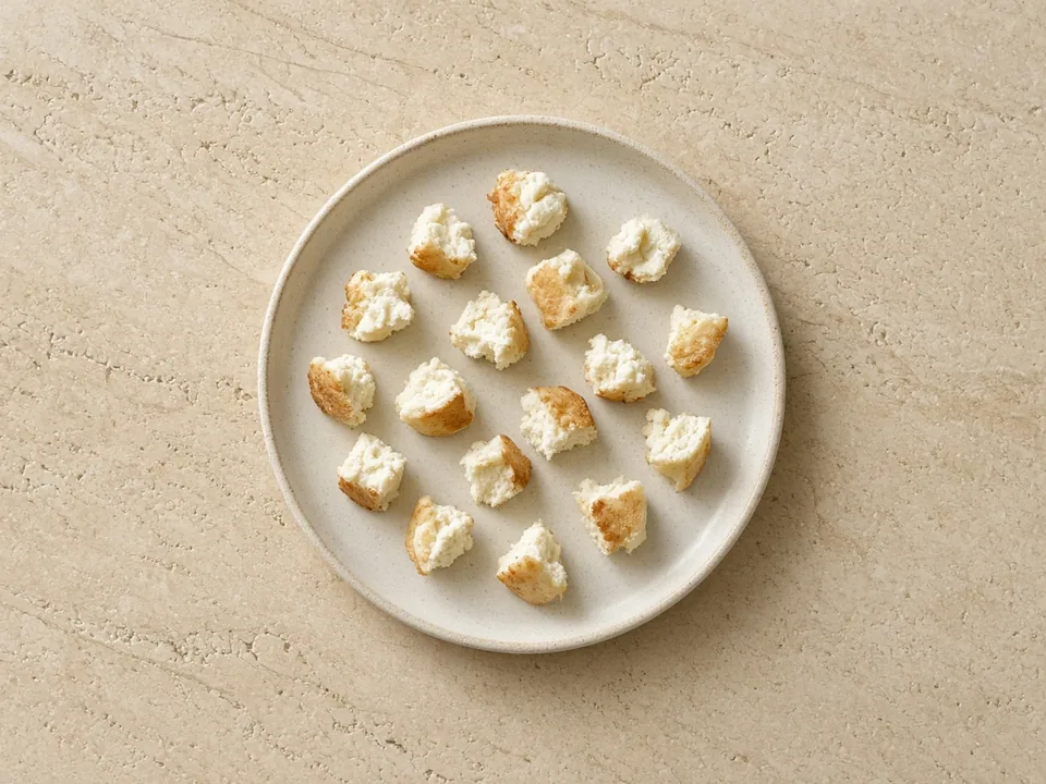 Ricotta for 9 months+: small pieces or stirred into dishes