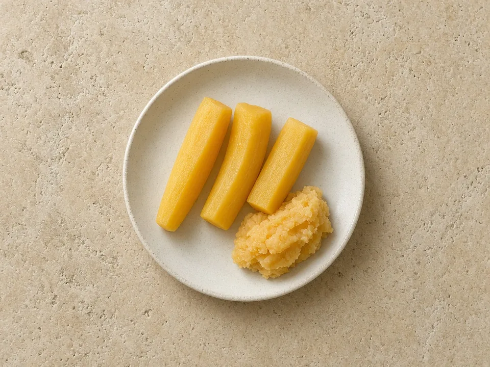 Rutabaga for 6 months+: soft-cooked sticks or mashed rutabaga
