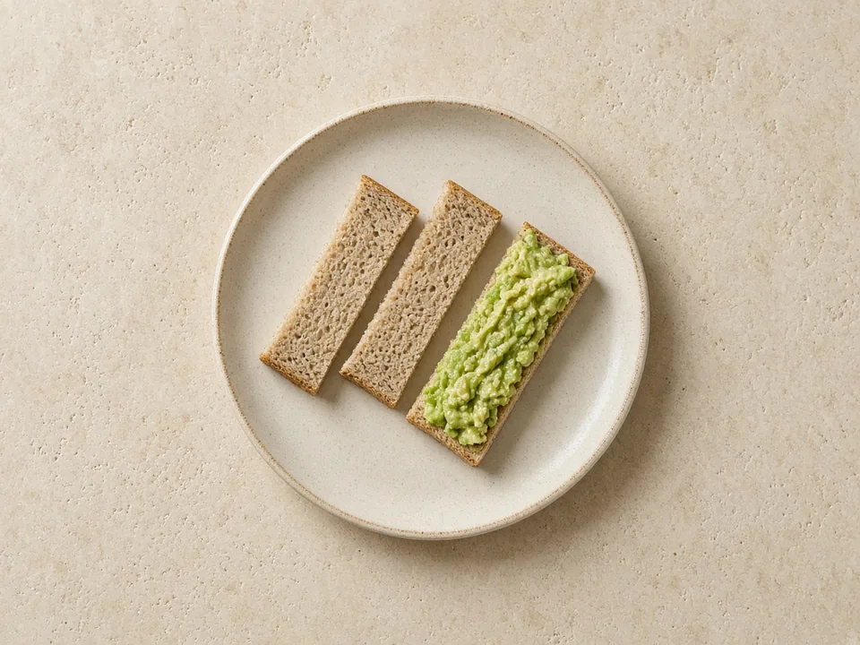 Rye bread for 6 months+: lightly toasted strips