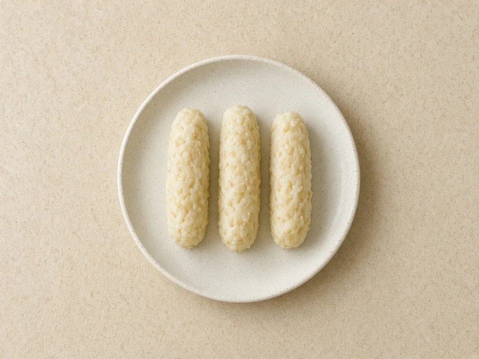 Scallops for 6 months+: minced scallops or scallop cakes