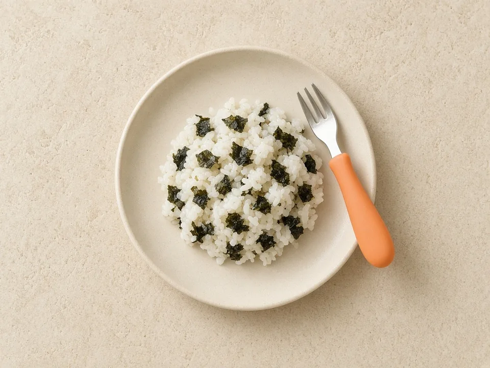 Seaweed for 12 months+: small flakes in family meals