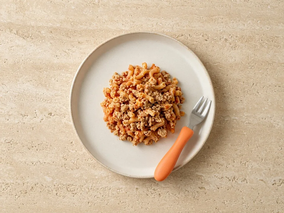 Seitan for 12 months+: finely chopped in sauces