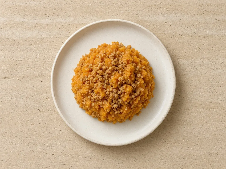 Seitan for 9 months+: finely minced in moist dishes