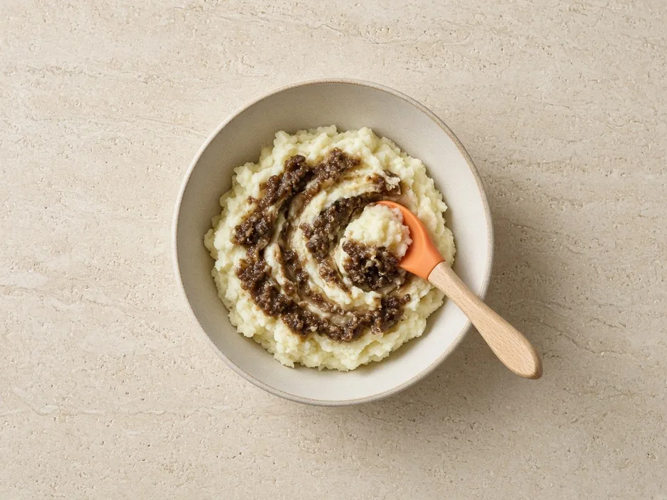 Shiitake for 6 months+: finely chopped and mixed into soft foods