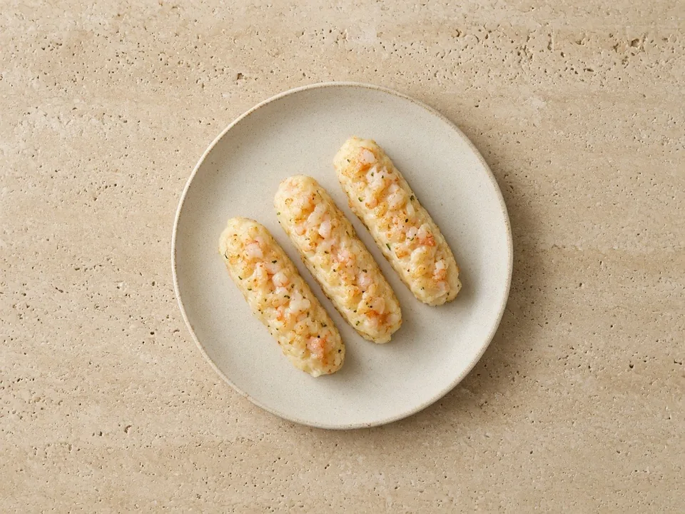 Shrimp for 6 months+: minced shrimp or shrimp cakes