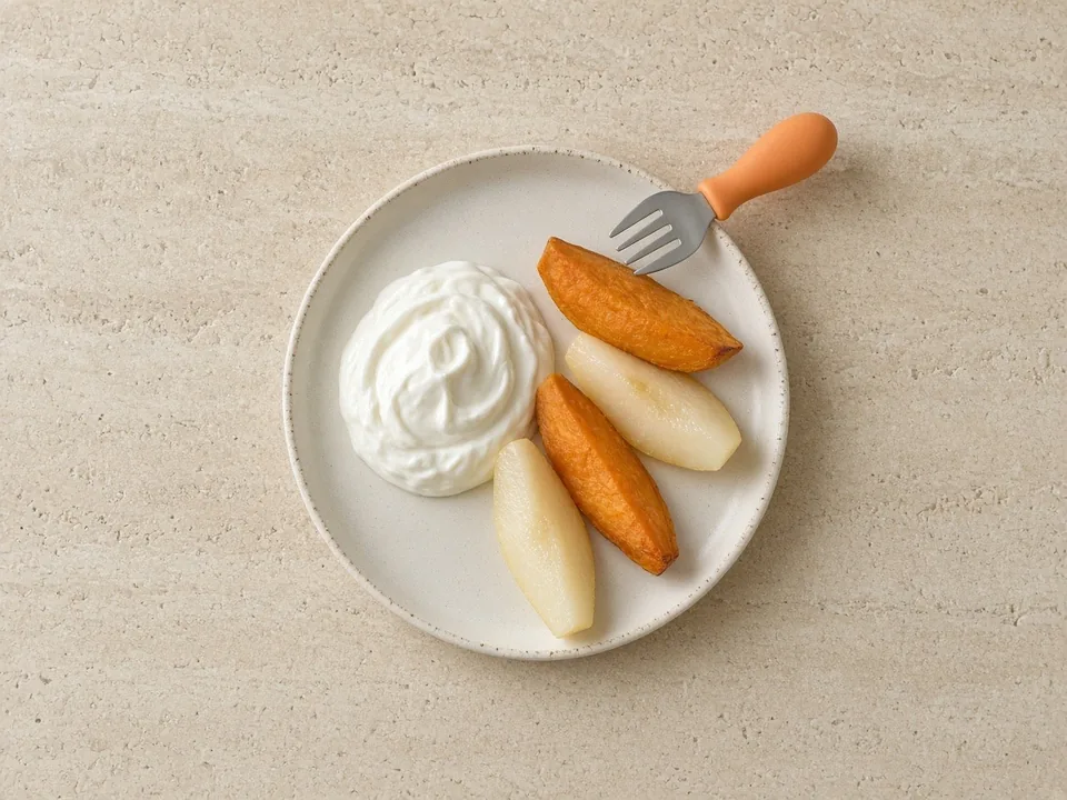 Skyr for 18 months+: snack, dip or in family dishes