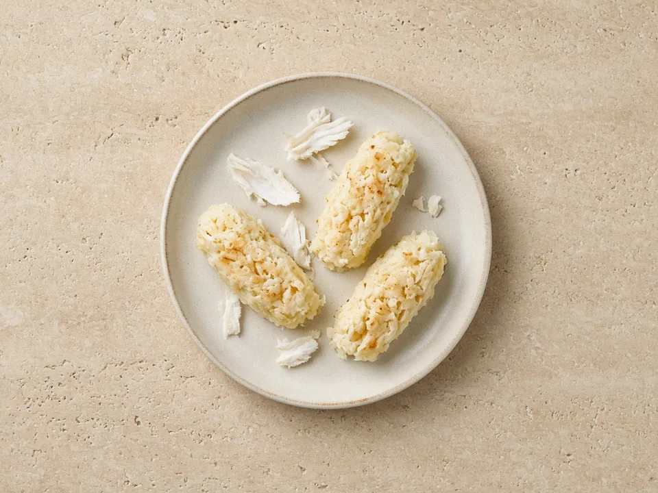 Sole for 6 months+: soft flakes or fish cakes