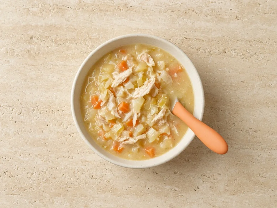 Soup for 12 months+: family soup from a bowl