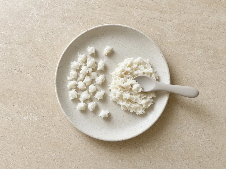 Soursop for 9 months+: small soft pieces or mash