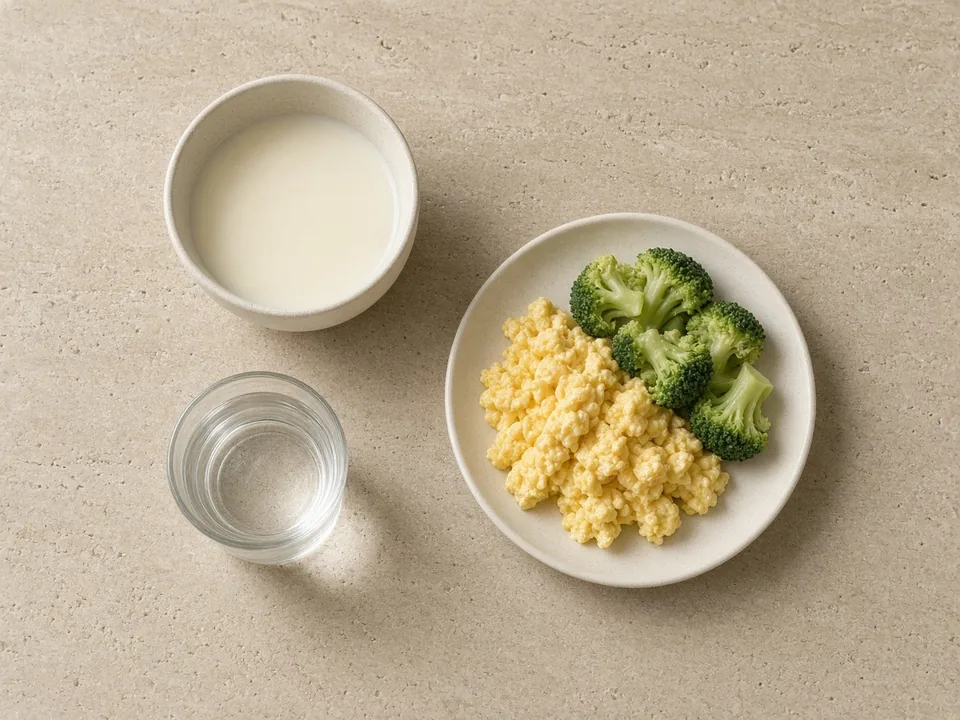 Soy milk for 18 months+: a drink with meals, water in between