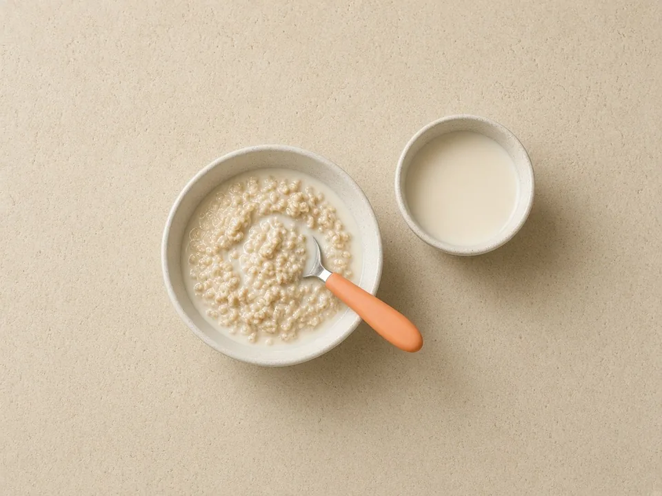 Soy milk for 3 years+: family soy drink in a cup or on cereal