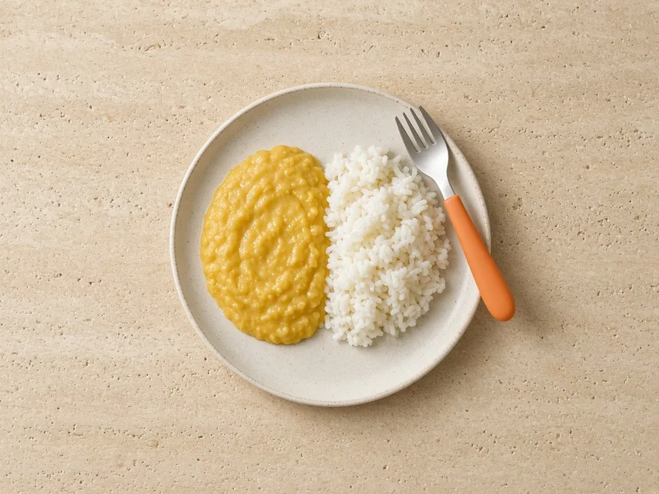 Split peas for 12 months+: soup, dal or patties