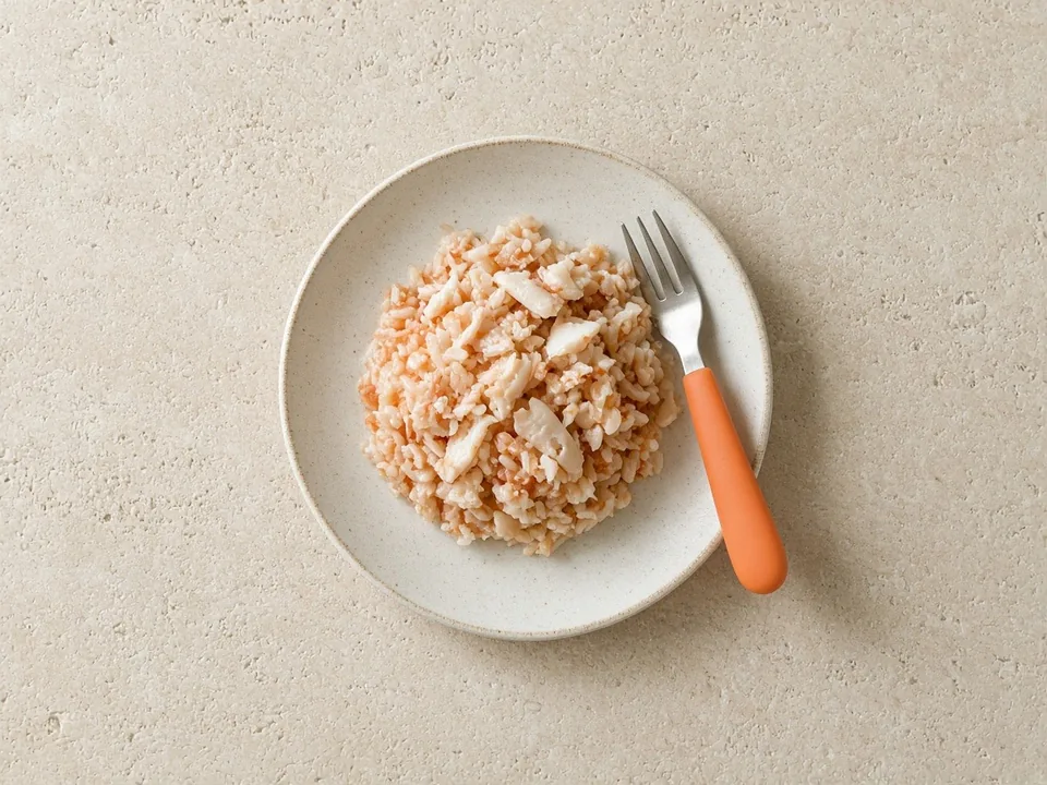Squid for 12 months+: chopped or in family meals