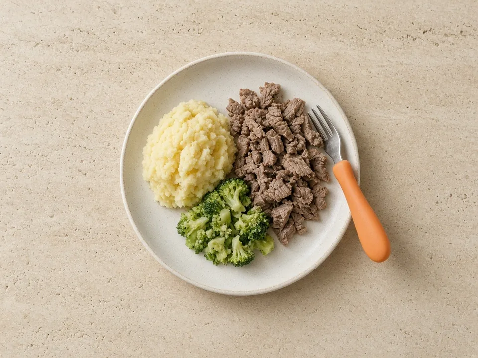 Steak for 18 months+: thin pieces in family meals
